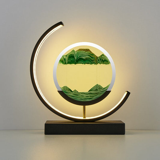 AbyssShell | Innovative Soothing 3D Sand Table Lamp for Relaxation 0