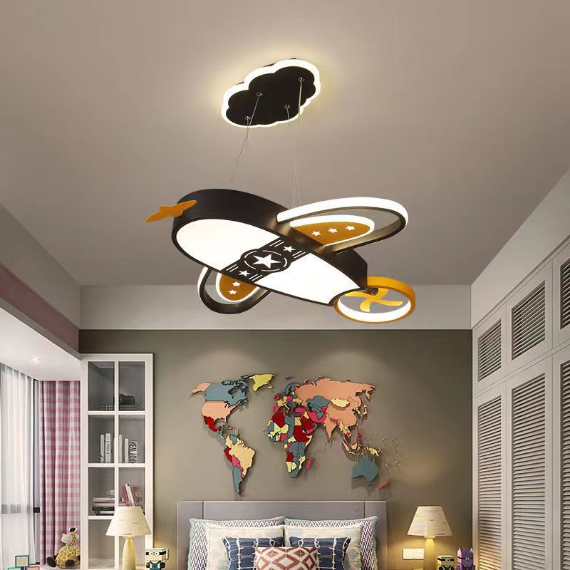 AeroLight | Playful Creative LED Airplane Chandelier for Kids' Room 11