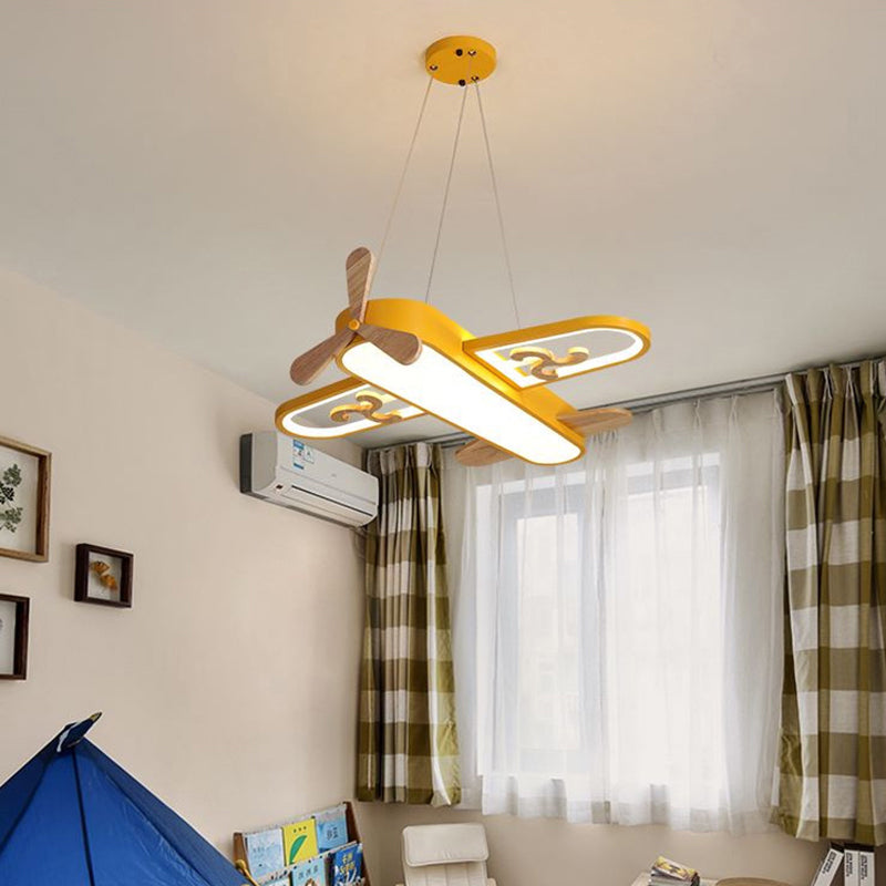 AeroLight | Playful Creative LED Airplane Chandelier for Kids' Room 2