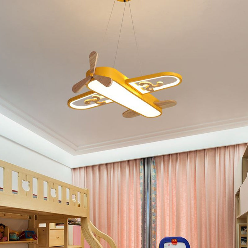 AeroLight | Playful Creative LED Airplane Chandelier for Kids' Room 3