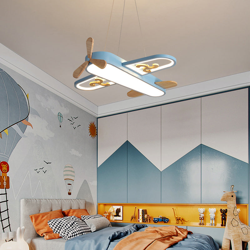 AeroLight | Playful Creative LED Airplane Chandelier for Kids' Room 6
