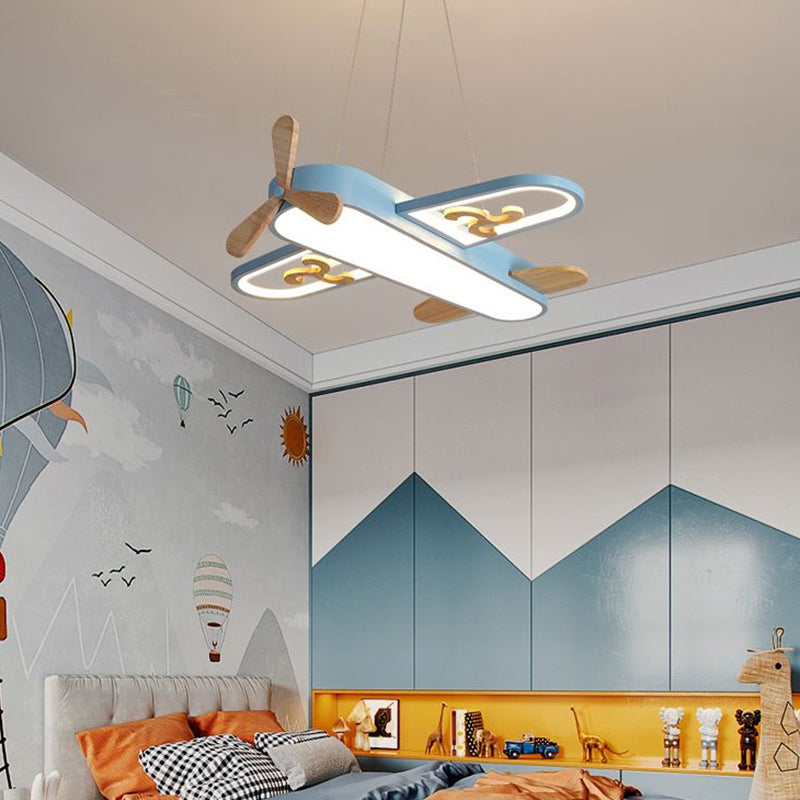 AeroLight | Playful Creative LED Airplane Chandelier for Kids' Room 7