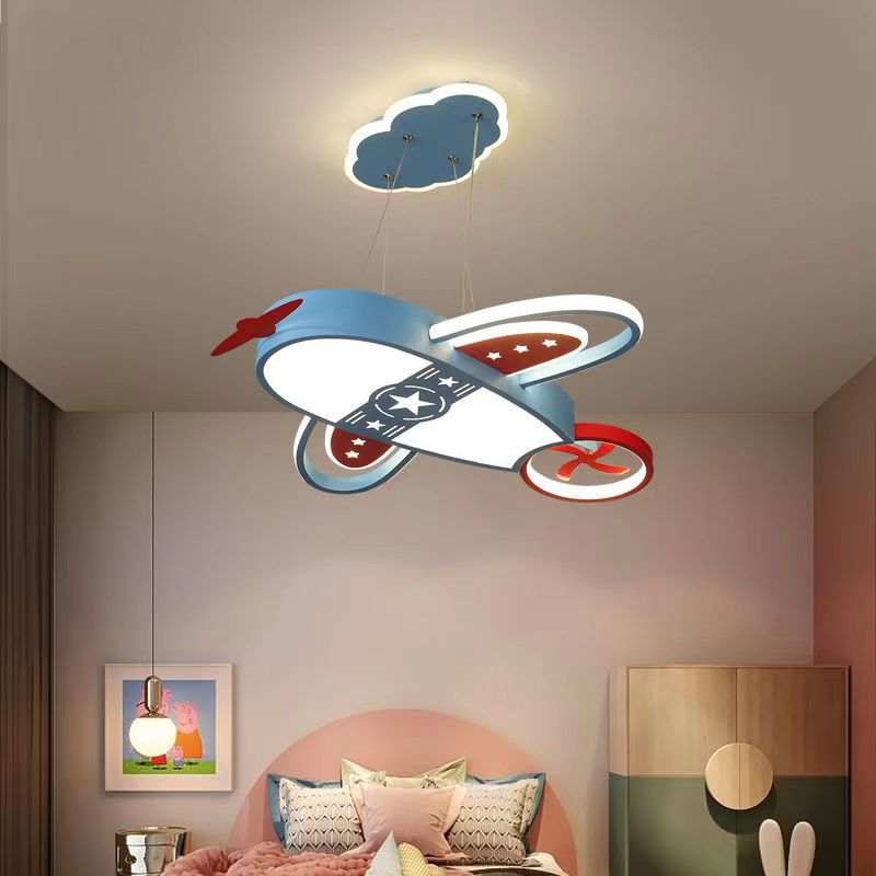 AeroLight | Playful Creative LED Airplane Chandelier for Kids' Room 9
