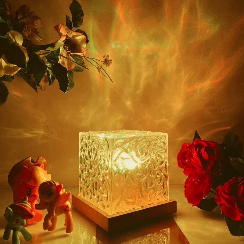 AuroraGlow | Stylish Dimmable LED Color Changing Table Lamp for Bedroom 0