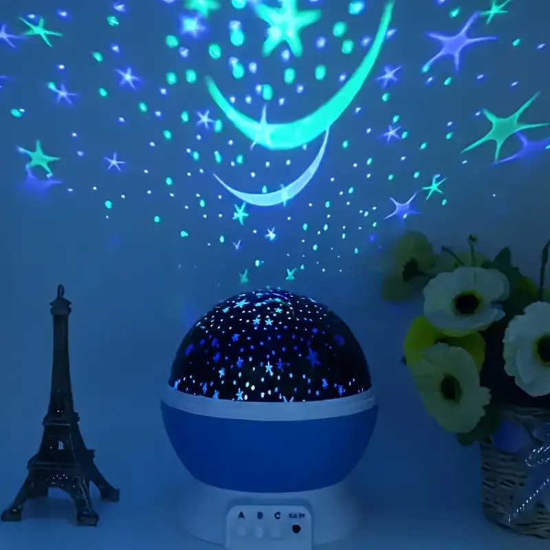 CelestialGlow | Colorful Rechargeable Night Light Projector for Kids 1