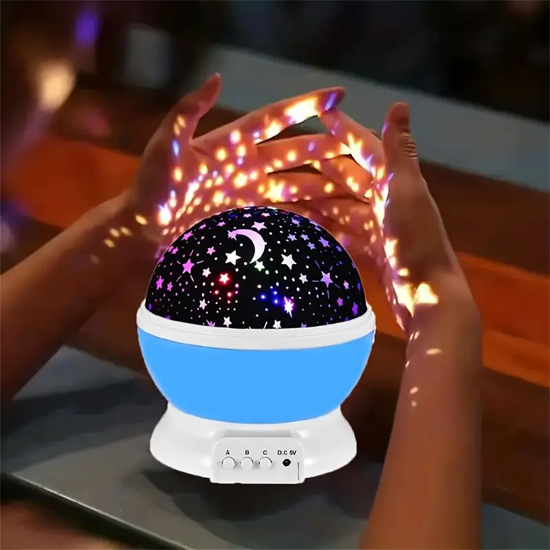 CelestialGlow | Colorful Rechargeable Night Light Projector for Kids 2