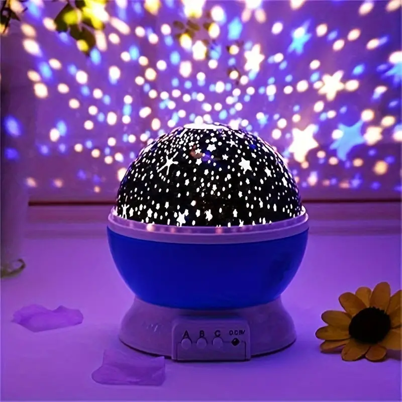 CelestialGlow | Colorful Rechargeable Night Light Projector for Kids 4