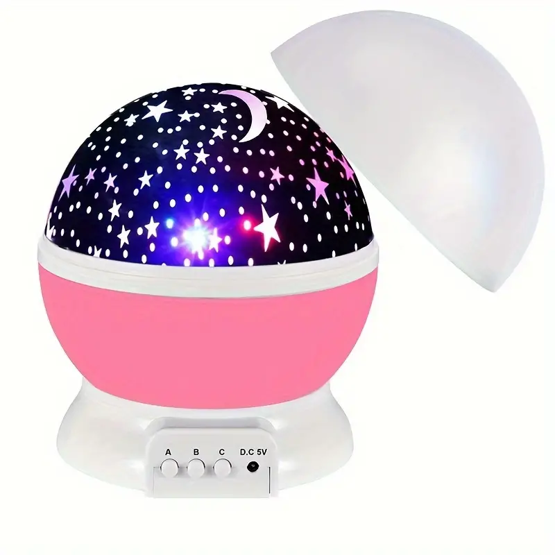 CelestialGlow | Colorful Rechargeable Night Light Projector for Kids 8
