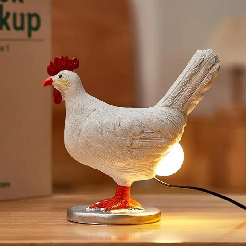 CluckLight | Whimsical Playful Chicken Battery Operated Table Lamp 1