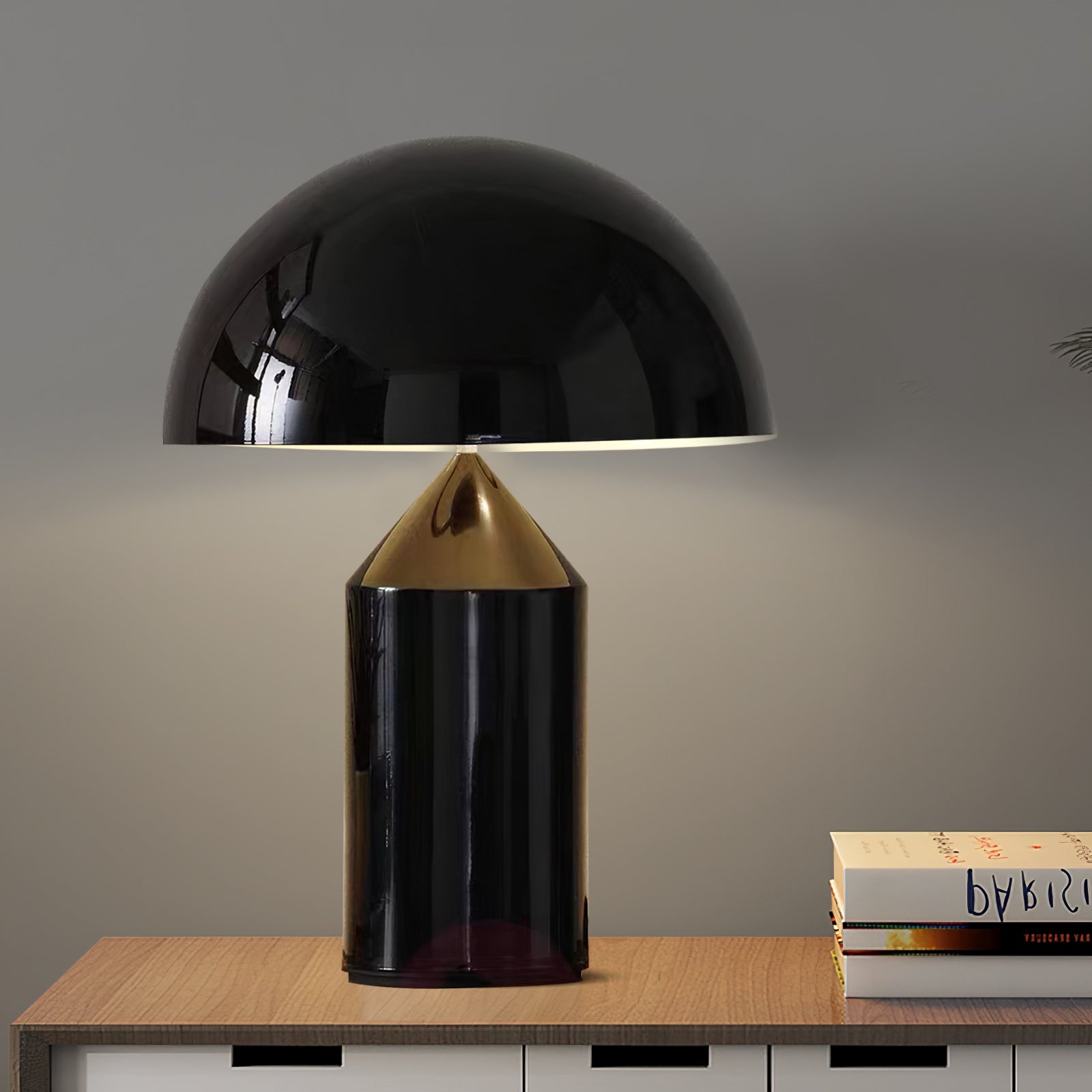 Elegant Table Lamp | Geometric Design with Dimmable Feature | Versatile Bedside or Desk Lighting for Home and Office 0