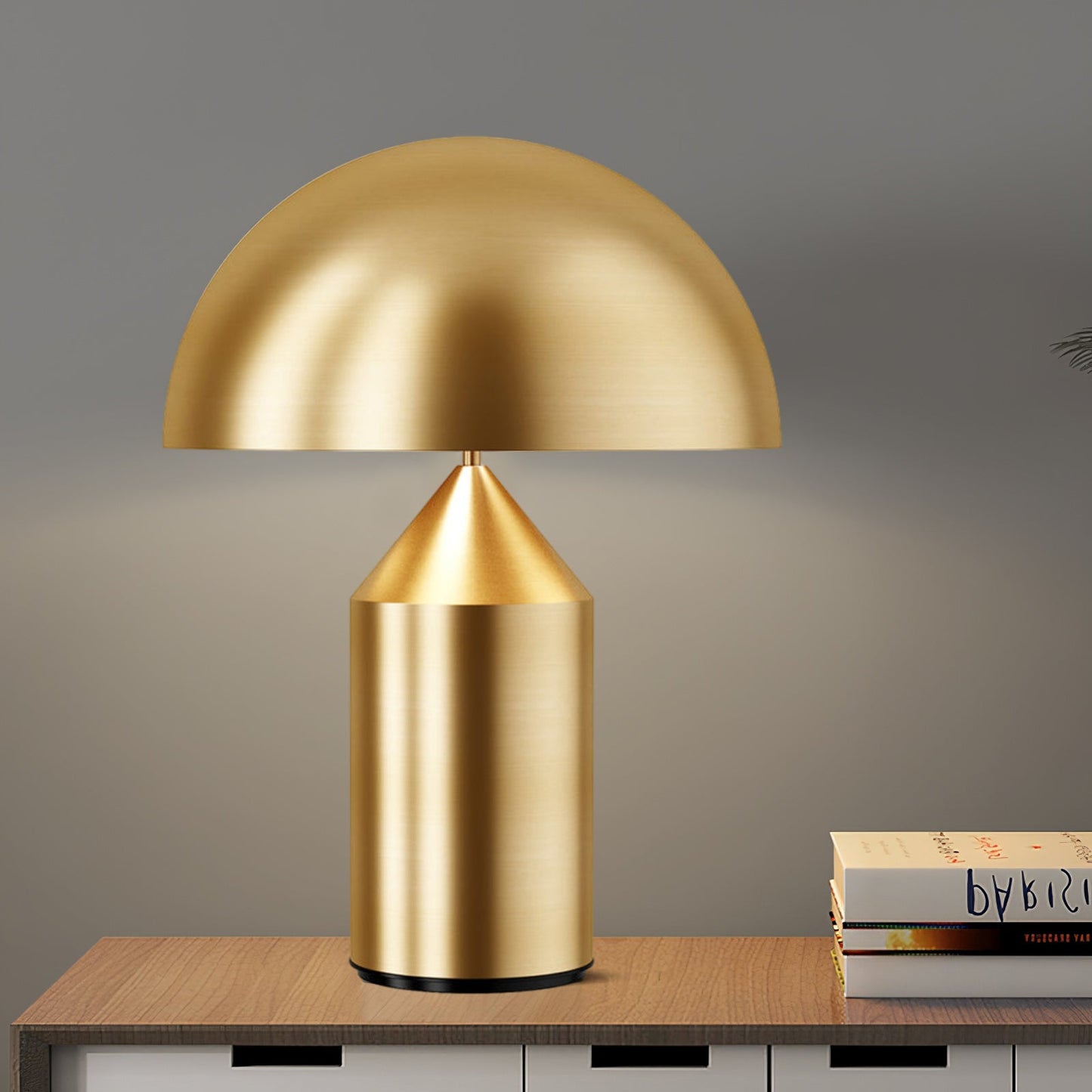 Elegant Table Lamp | Geometric Design with Dimmable Feature | Versatile Bedside or Desk Lighting for Home and Office 2