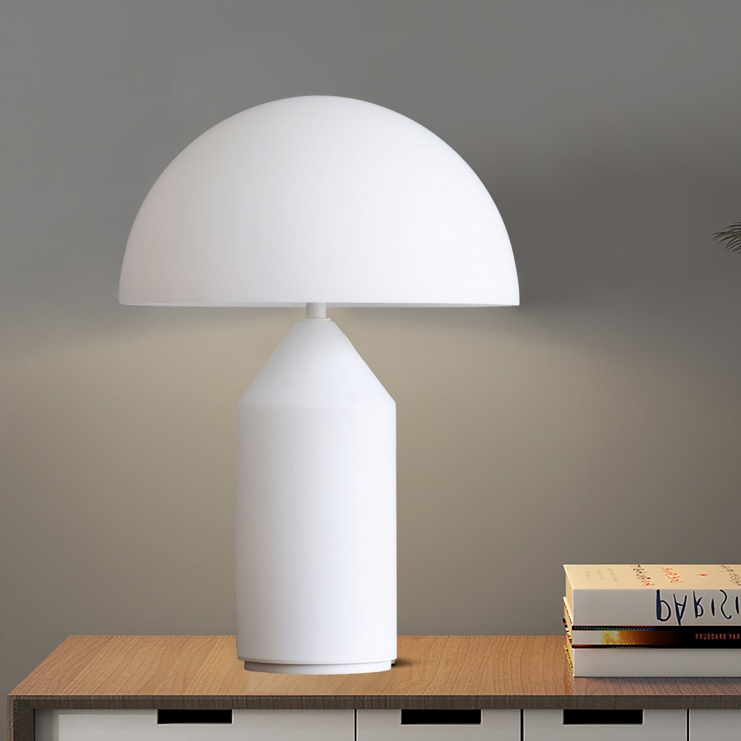 Elegant Table Lamp | Geometric Design with Dimmable Feature | Versatile Bedside or Desk Lighting for Home and Office 3