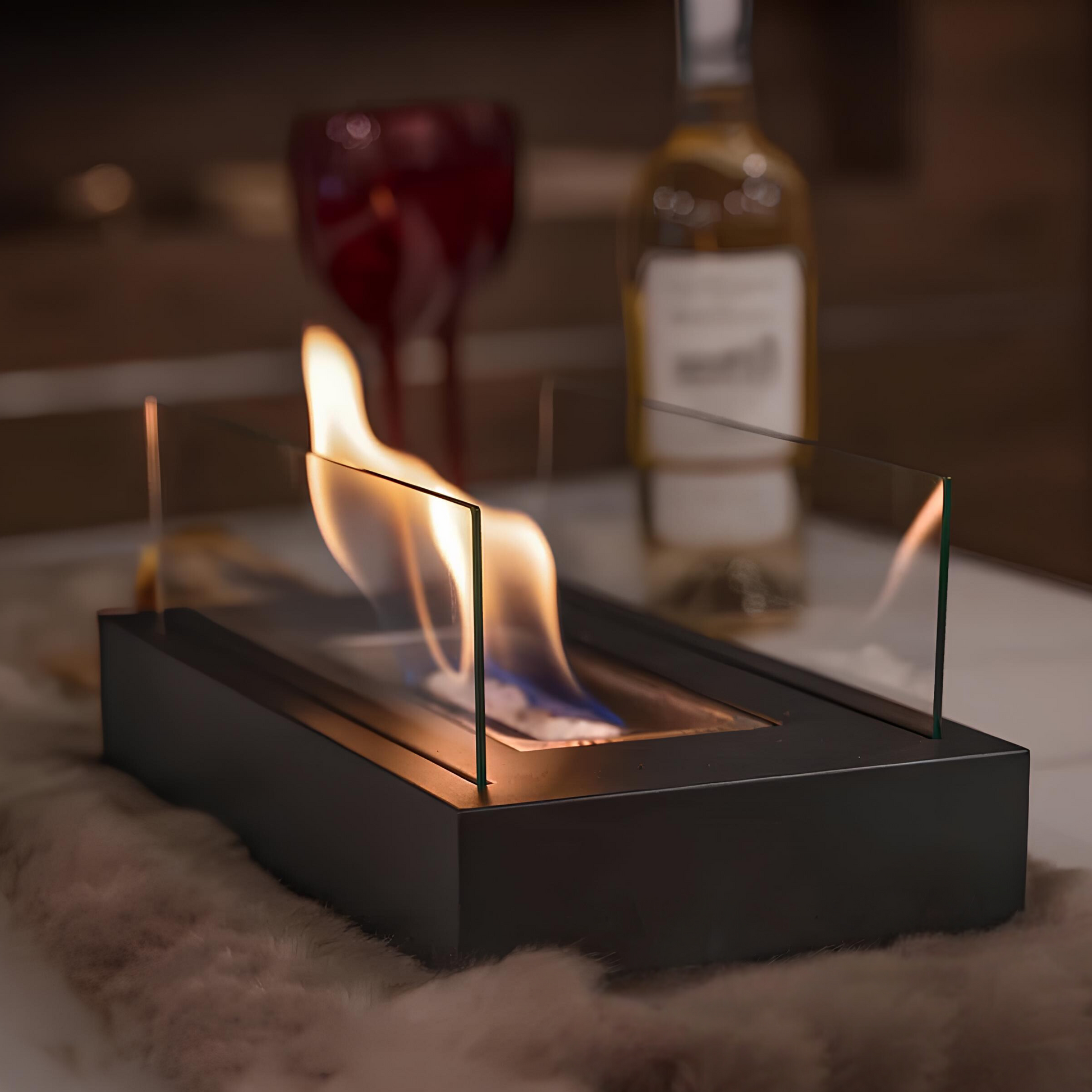 EmberSphere | Modern Elegant Bioethanol Fire Table for Indoor Outdoor Use 2