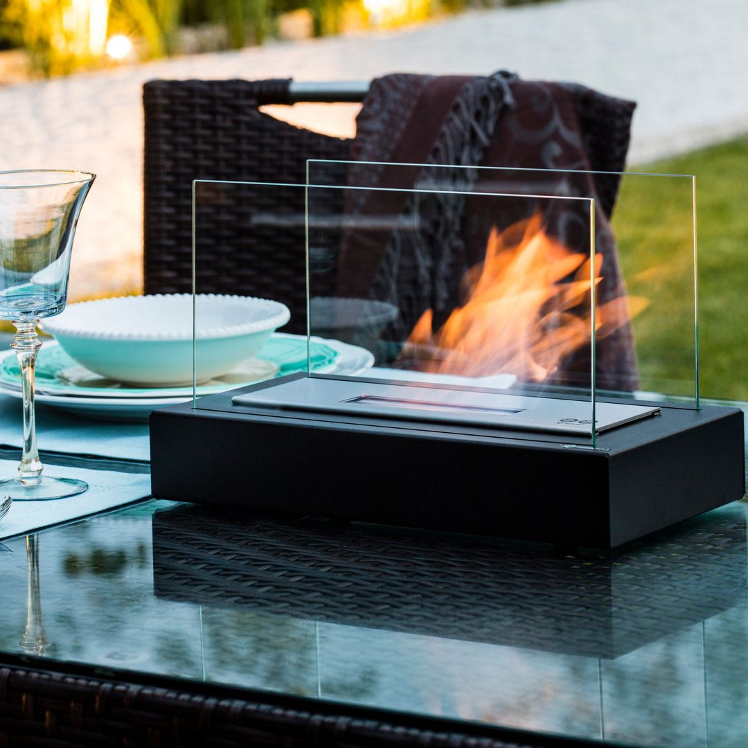 EmberSphere | Modern Elegant Bioethanol Fire Table for Indoor Outdoor Use 3