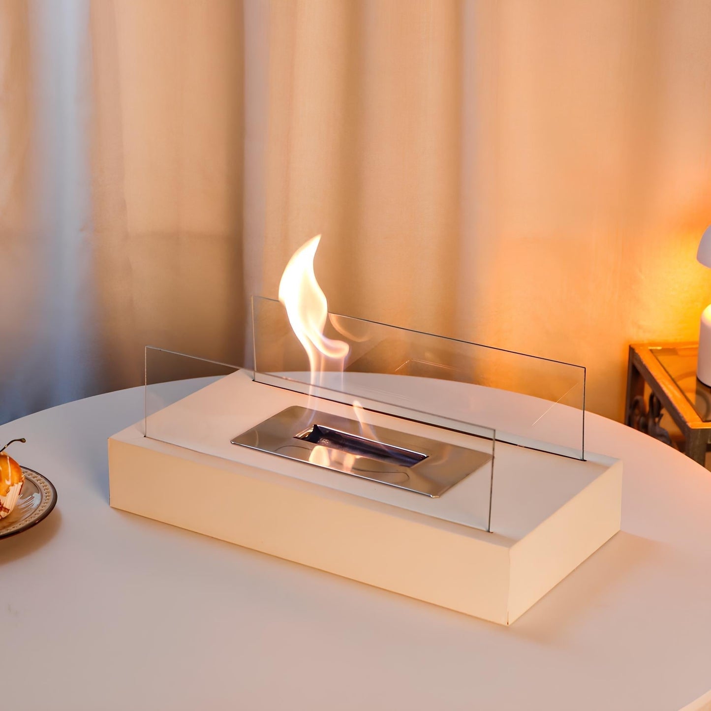 EmberSphere | Modern Elegant Bioethanol Fire Table for Indoor Outdoor Use 9
