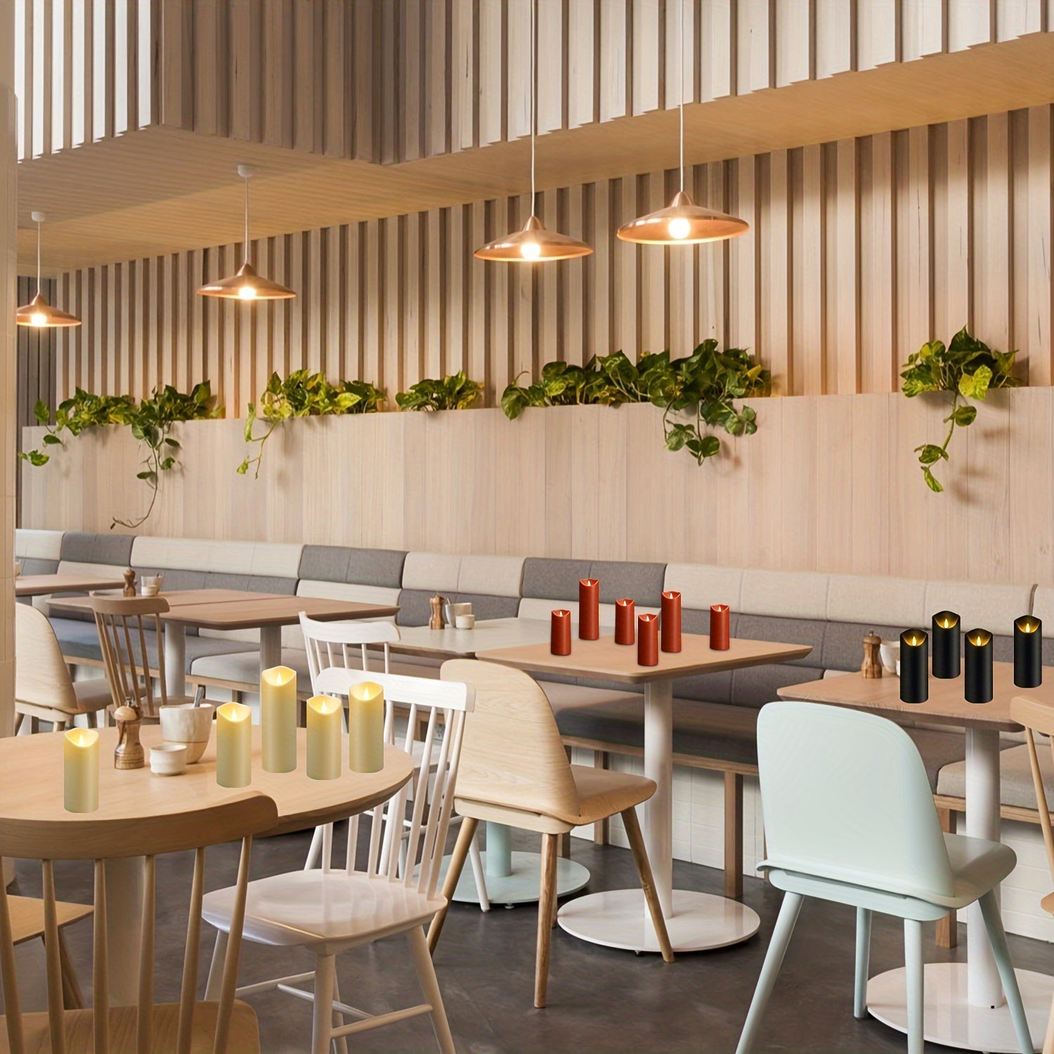 LED Candle Set | Flameless Battery Operated Candles with Remote Control | Safe Ambiance for Any Room 2