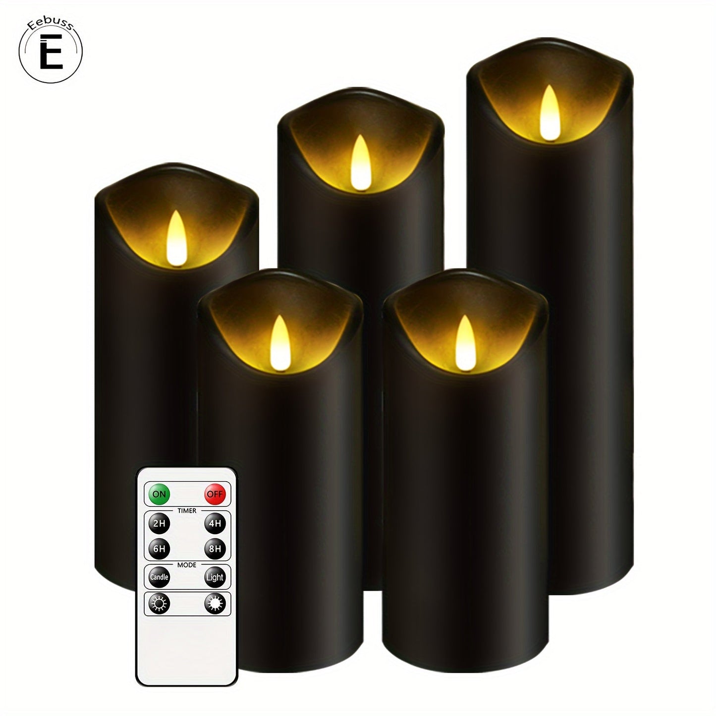 LED Candle Set | Flameless Battery Operated Candles with Remote Control | Safe Ambiance for Any Room 6