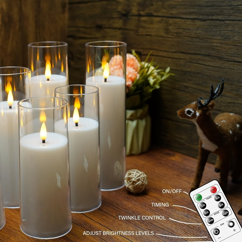 LED Flameless Candles Set with Realistic Flicker & Remote Control | Safe Ambiance for Any Occasion 2