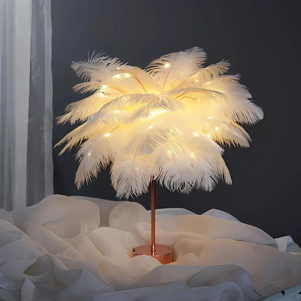 LumaPalm | Elegant Cordless Battery Operated Table Lamp for Bedroom 5