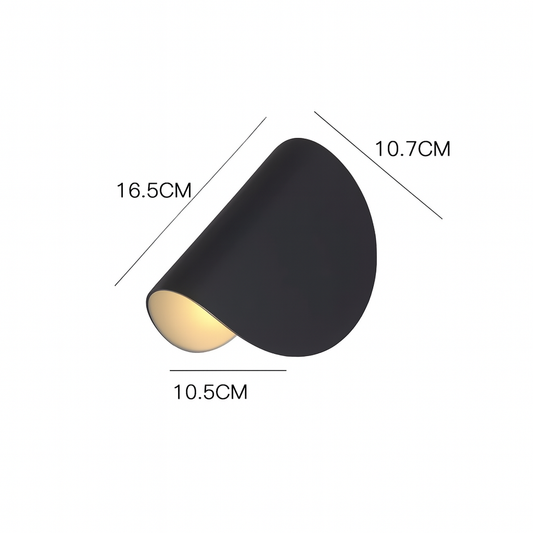 LumenTwist | Stylish Rotatable Outdoor Wall Sconce Lighting Fixture 0