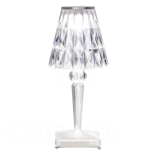 Luminara | Elegant Battery Operated Crystal Table Lamp for Modern Spaces 0