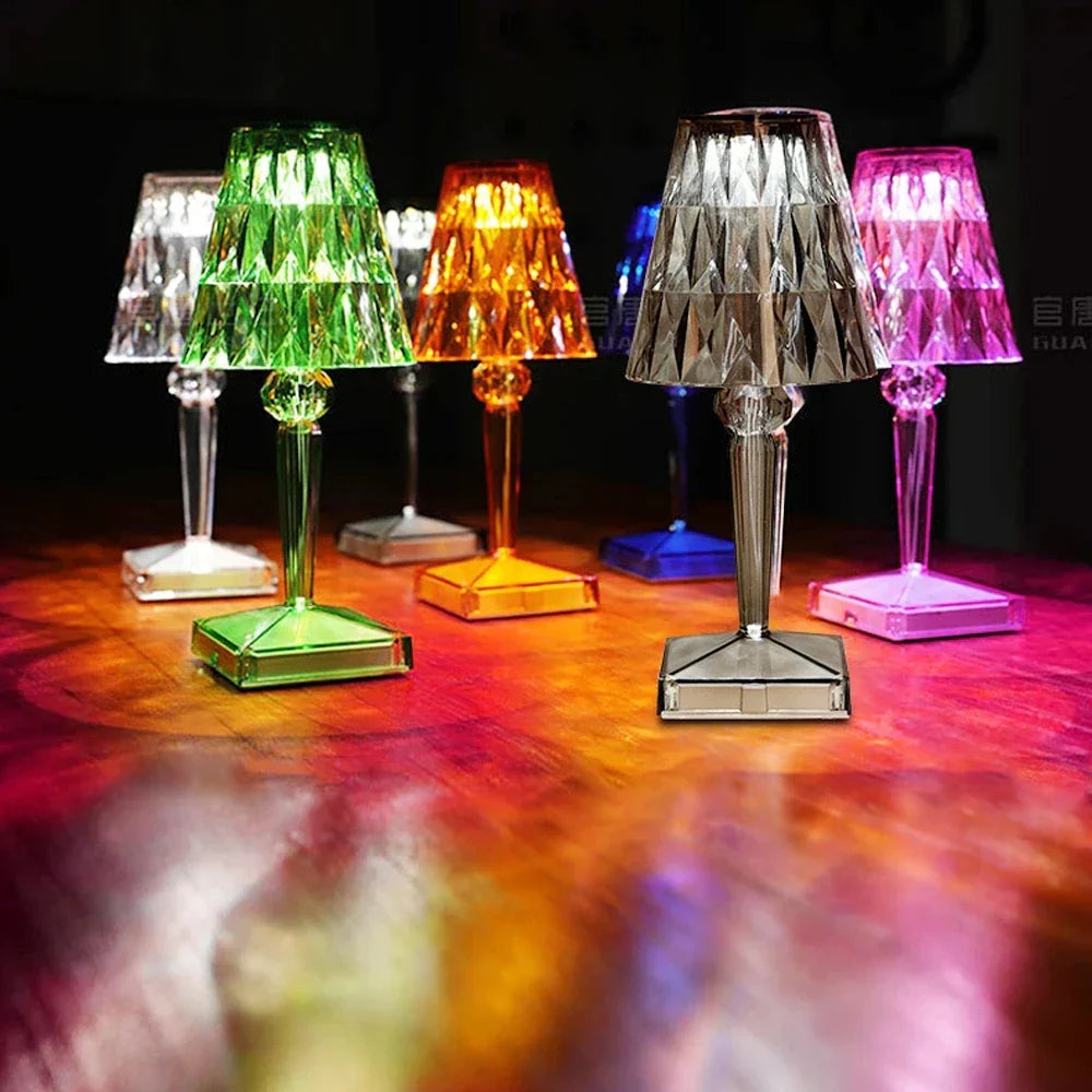 Luminara | Elegant Battery Operated Crystal Table Lamp for Modern Spaces 2