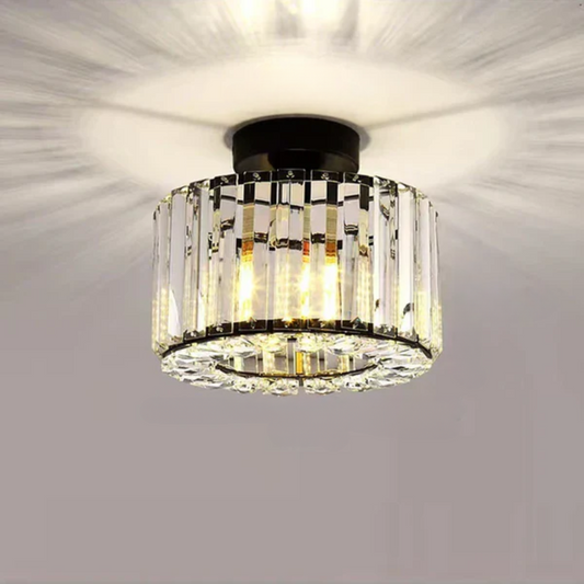 Luminara | Elegant Crystal LED Flush Mount Ceiling Light Fixture 0
