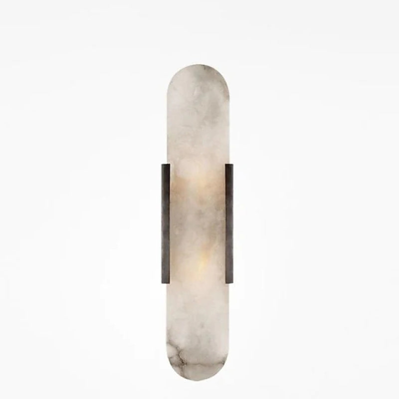 Luminara | Elegant Modern Metal Dolomite Wall Sconce Lighting 0