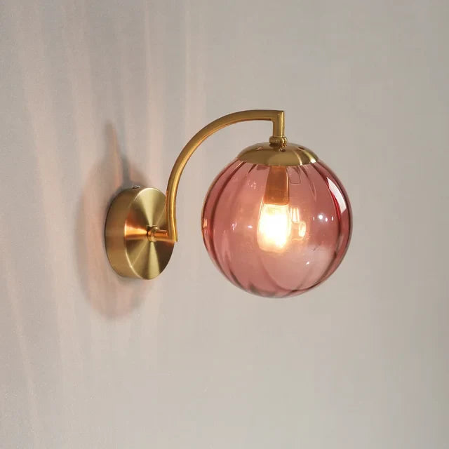Luminara | Elegant Scandinavian Glass Wall Sconce Lighting Fixture 0