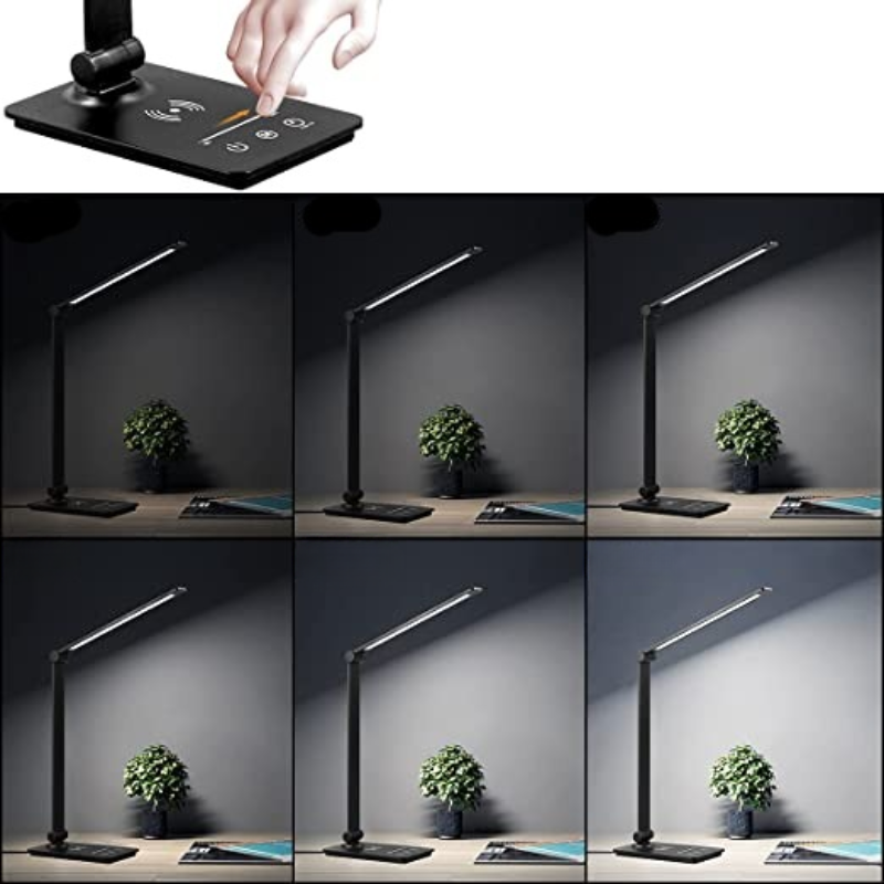 Luminara | Modern Versatile LED Desk Lamp with Wireless Charging 2
