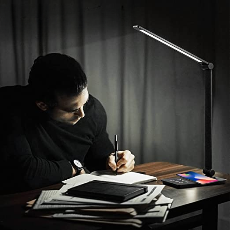 Luminara | Modern Versatile LED Desk Lamp with Wireless Charging 4