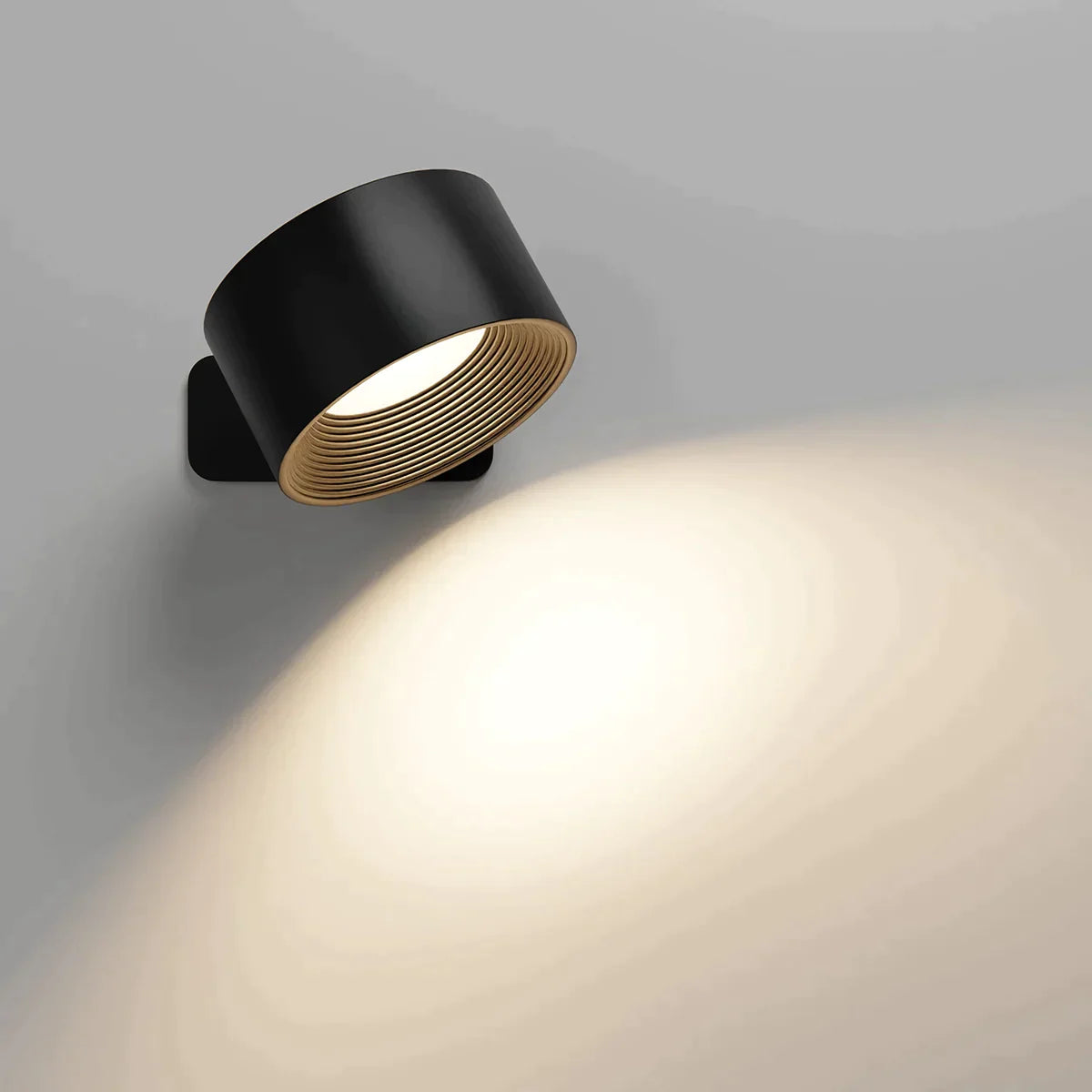 Luminara | Modern Wireless Rechargeable 360° Wall Lamp for Elegant Lighting 0