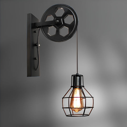Luminara | Stylish Industrial Metal Wall Sconce Lighting with LED 0