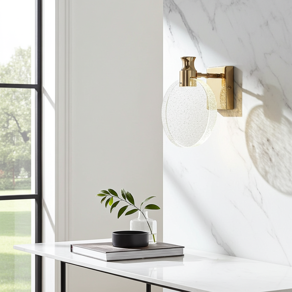 Lumora Circle Wall Lamp – Modern LED Round Wall Light with Contemporary Design