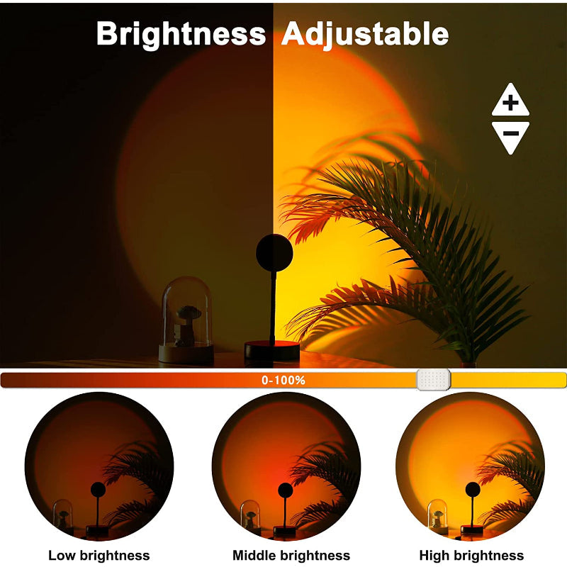 Lumosphere | Vibrant Adjustable 16-Color LED Sunset Projector Lamp 7