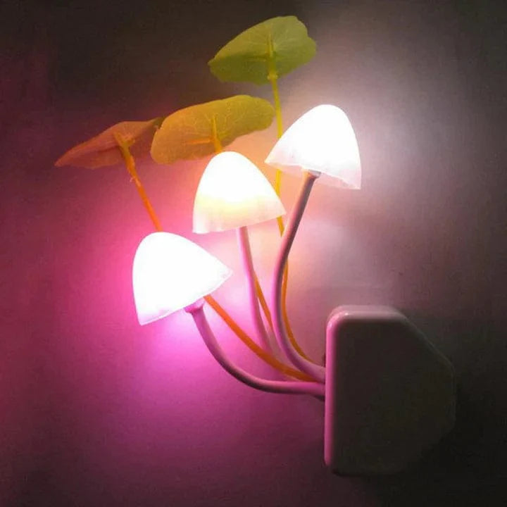 MushroomGlow | Charming Soft Silicone Motion Sensor Night Light 0