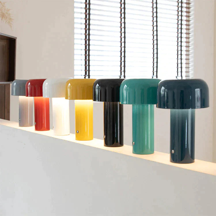 Mushroom Table Lamp | Cordless LED Light with Dimmable Brightness | Versatile Indoor & Outdoor Use 2