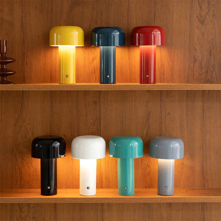 Mushroom Table Lamp | Cordless LED Light with Dimmable Brightness | Versatile Indoor & Outdoor Use 6