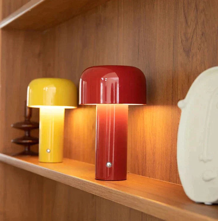 Mushroom Table Lamp | Cordless LED Light with Dimmable Brightness | Versatile Indoor & Outdoor Use 7