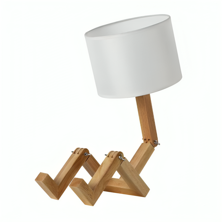 NordicGlow | Elegant Scandinavian Table Lamp with Integrated Bookshelf 1