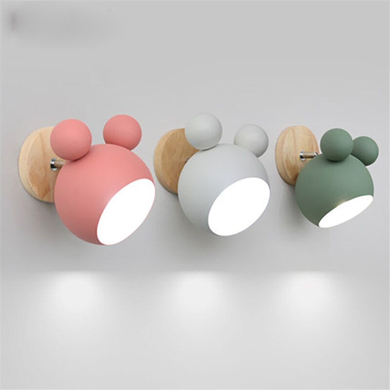 NordicGlow | Stylish Modern Steel Wall Lamp for Children's Rooms 1
