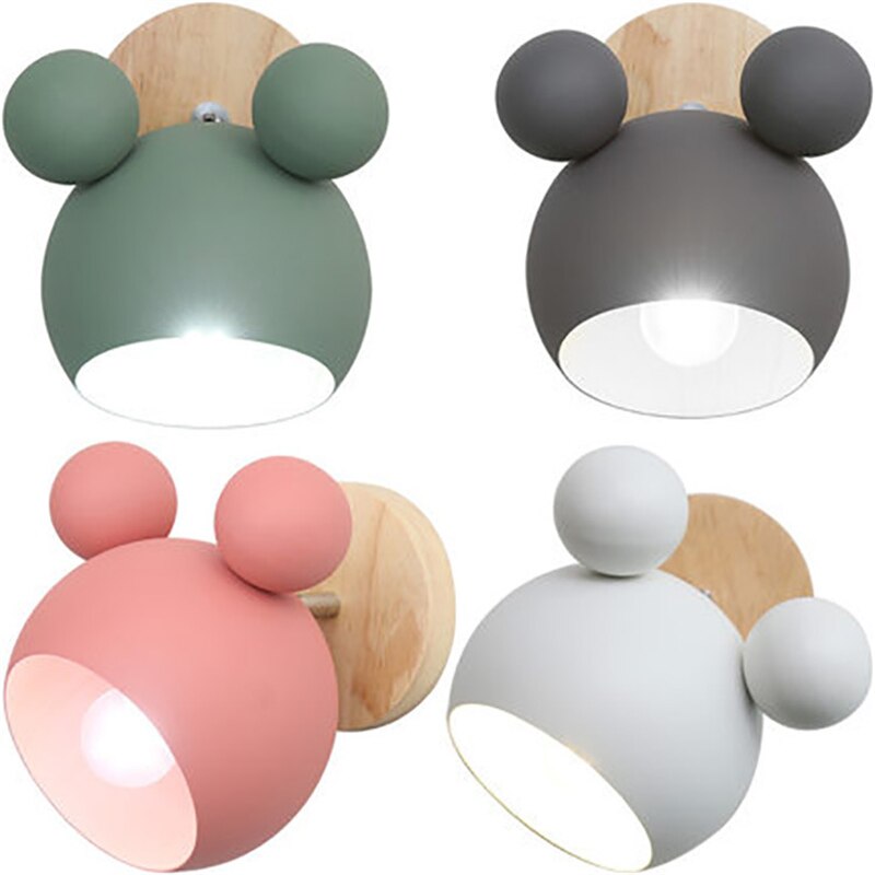 NordicGlow | Stylish Modern Steel Wall Lamp for Children's Rooms 5