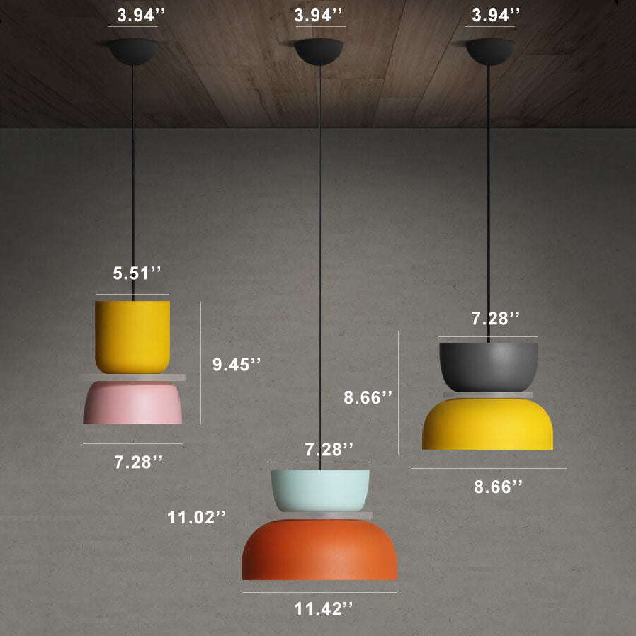 Nordic Collection | Macaron LED Pendant Light with Colorful Design | Stylish Kitchen Pendant Lighting for Modern Interiors 4