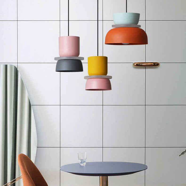 Nordic Collection | Macaron LED Pendant Light with Colorful Design | Stylish Kitchen Pendant Lighting for Modern Interiors 7