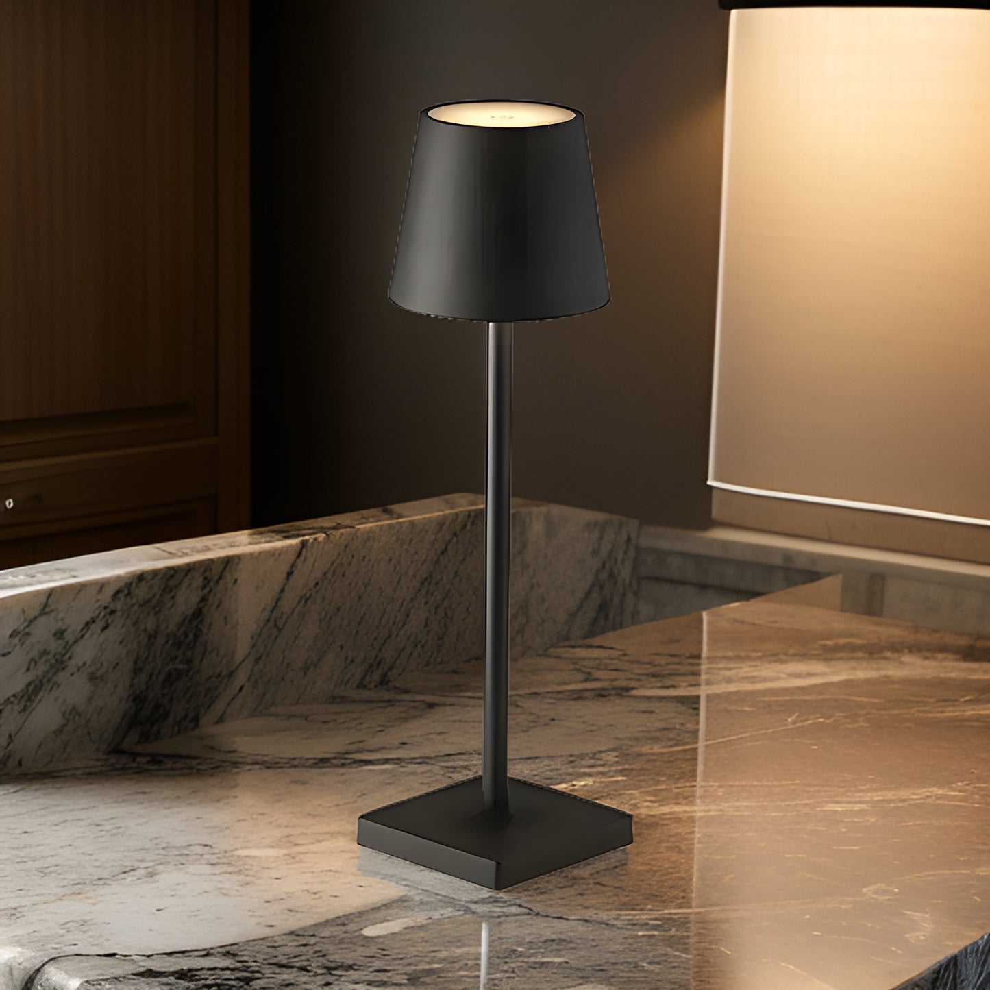 Scandinavian LED Table Lamp with Touch Dimming & Cordless Design for Versatile Lighting 2