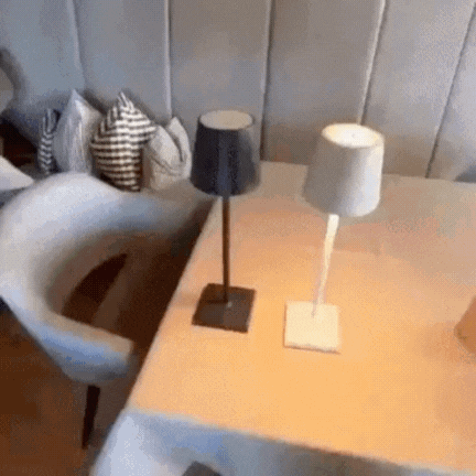 Scandinavian LED Table Lamp with Touch Dimming & Cordless Design for Versatile Lighting 7