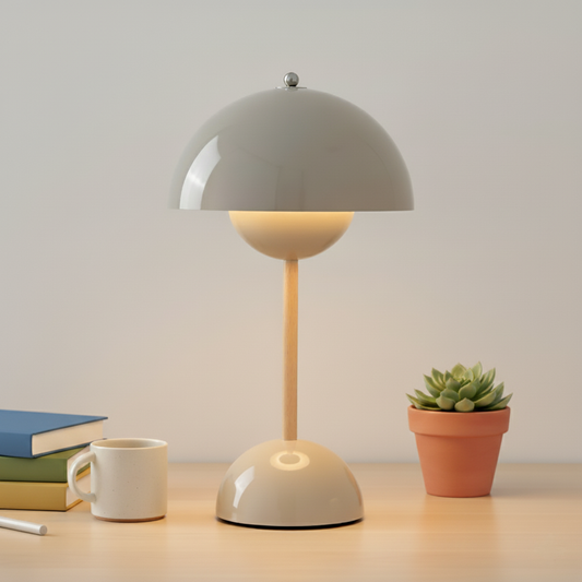 Scandinavian Table Lamp with Dimmable Light | Stylish Bedside Lamps for Cozy Ambiance 0