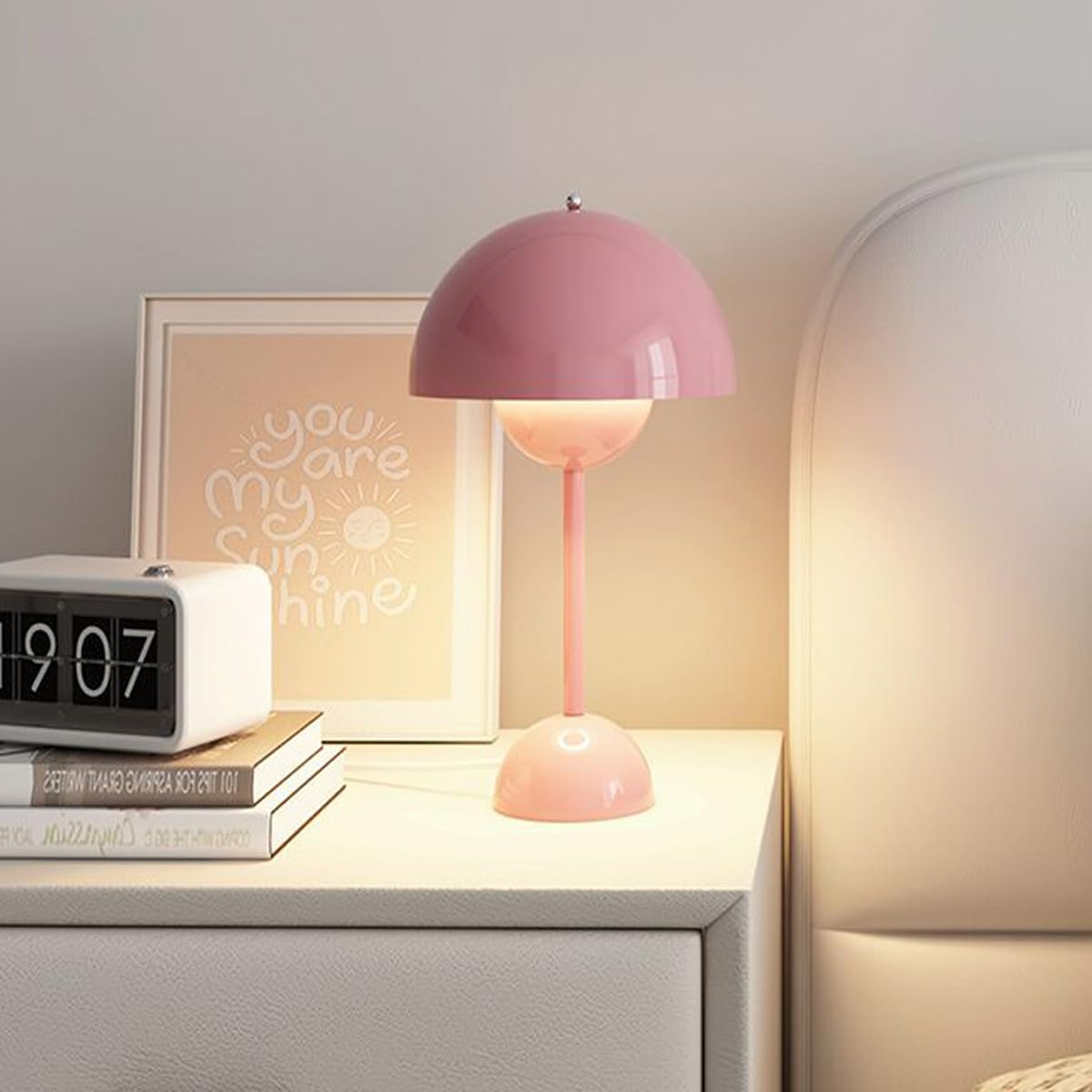 Scandinavian Table Lamp with Dimmable Light | Stylish Bedside Lamps for Cozy Ambiance 5