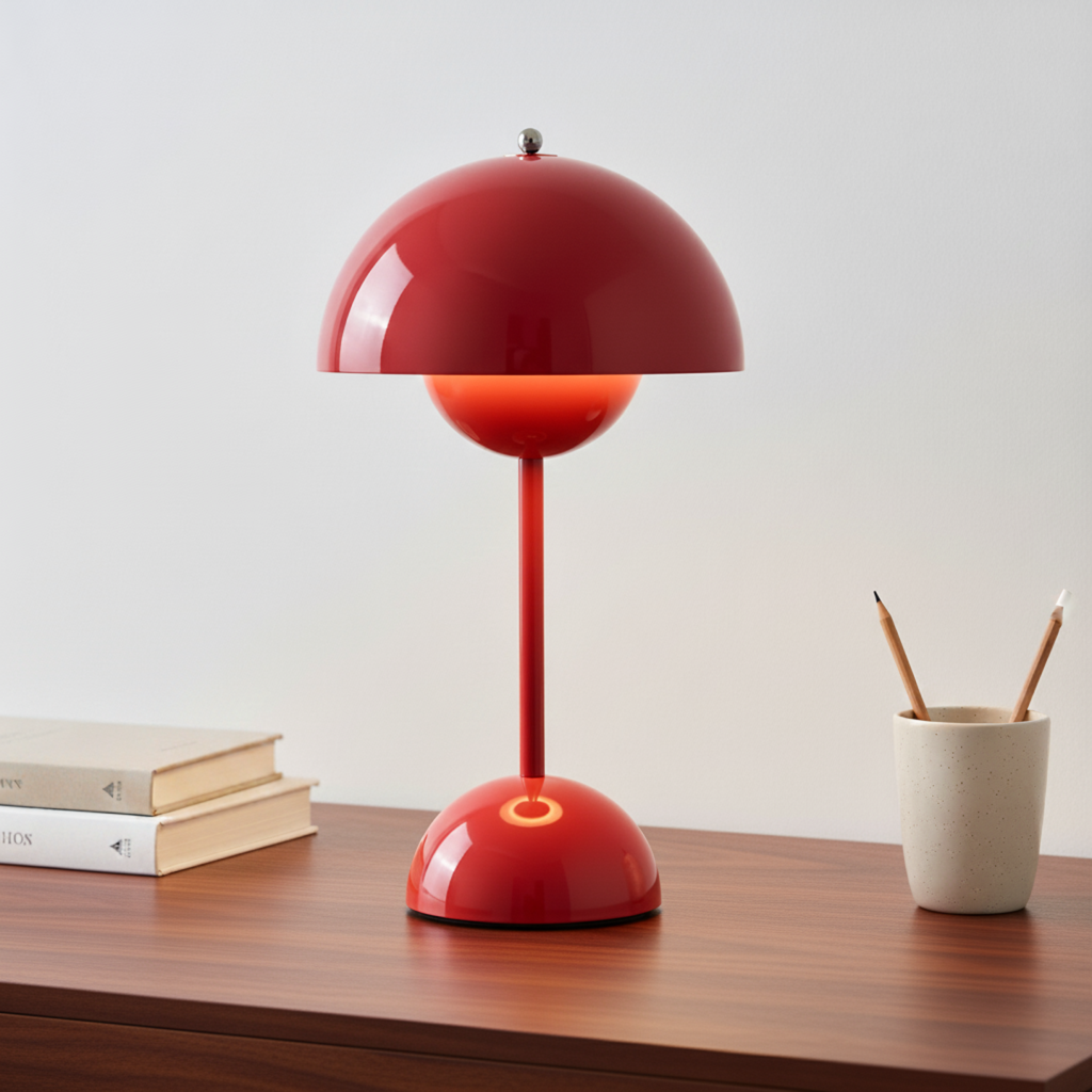 Scandinavian Table Lamp with Dimmable Light | Stylish Bedside Lamps for Cozy Ambiance 9