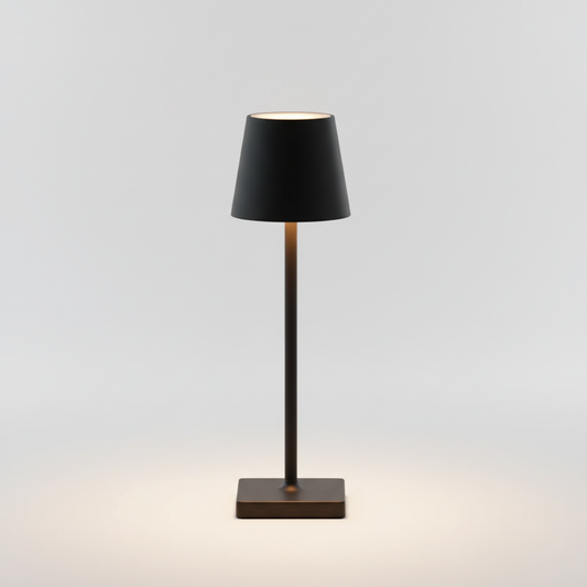 Wireless Table Lamp | Scandinavian Design with Touch Control | Cordless & Waterproof for Indoor and Outdoor Use 0